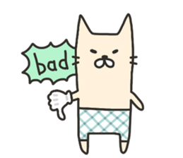 Swimwear NEKO (Usually) sticker #6581923