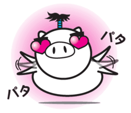 Fairy of a pig - TAKESHI - sticker #6582346