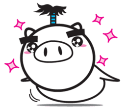 Fairy of a pig - TAKESHI - sticker #6582372