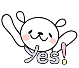 English bear sticker #6583427