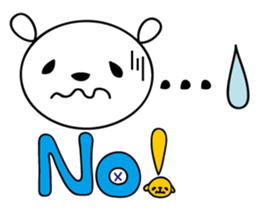 English bear sticker #6583428