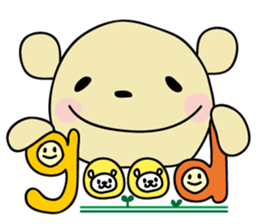 English bear sticker #6583432