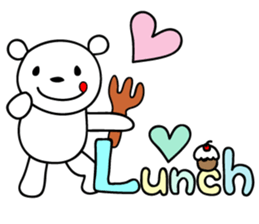 English bear sticker #6583440