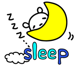 English bear sticker #6583441