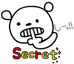 English bear sticker #6583450