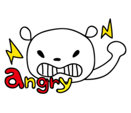 English bear sticker #6583456