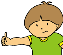 boy a little anxious. sticker #6583677