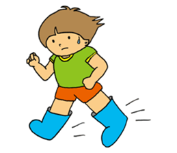 boy a little anxious. sticker #6583699