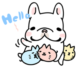 French Bulldog-White Bubble sticker #6583824