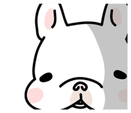 French Bulldog-White Bubble sticker #6583850