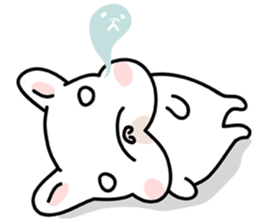 French Bulldog-White Bubble sticker #6583856