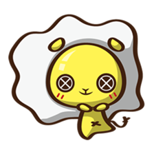 Button Egg sticker #6584186