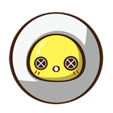 Button Egg sticker #6584196