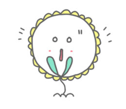 Mr.Fail and little flower sticker #6585429