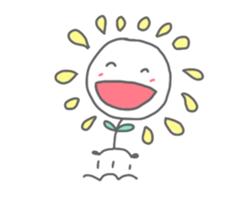 Mr.Fail and little flower sticker #6585458