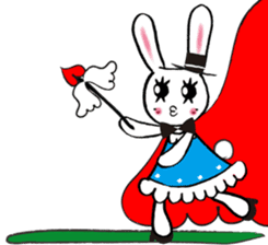 Kawaii cute useful rabbit usariel sticker #6585867