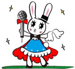 Kawaii cute useful rabbit usariel sticker #6585870