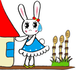 Kawaii cute useful rabbit usariel sticker #6585875