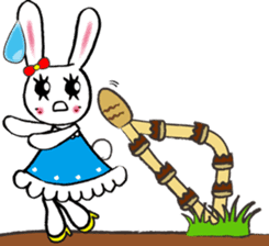 Kawaii cute useful rabbit usariel sticker #6585879