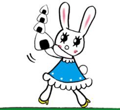 Kawaii cute useful rabbit usariel sticker #6585896
