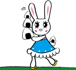 Kawaii cute useful rabbit usariel sticker #6585897