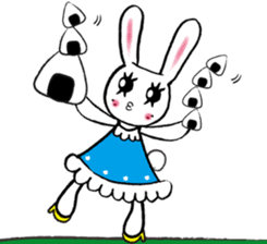 Kawaii cute useful rabbit usariel sticker #6585900
