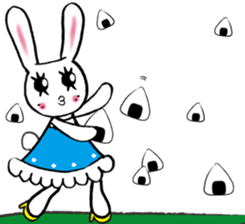 Kawaii cute useful rabbit usariel sticker #6585902