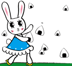 Kawaii cute useful rabbit usariel sticker #6585902