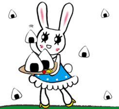 Kawaii cute useful rabbit usariel sticker #6585903