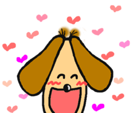 Santa of the dog. sticker #6586026