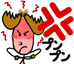 Santa of the dog. sticker #6586061