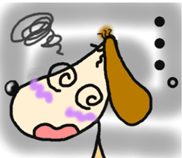 Santa of the dog. sticker #6586063