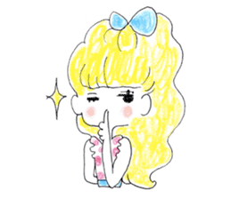 A girl is a girl. sticker #6586104