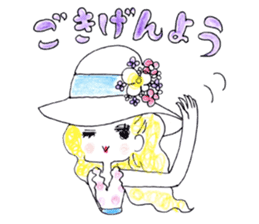 A girl is a girl. sticker #6586106