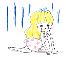 A girl is a girl. sticker #6586108