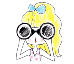 A girl is a girl. sticker #6586115