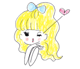 A girl is a girl. sticker #6586116