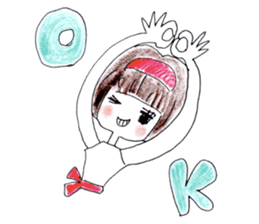 A girl is a girl. sticker #6586119