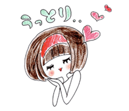 A girl is a girl. sticker #6586122