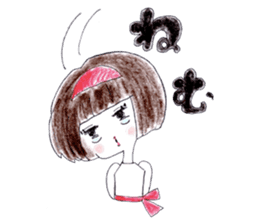 A girl is a girl. sticker #6586124