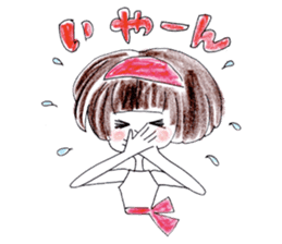 A girl is a girl. sticker #6586131