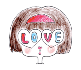 A girl is a girl. sticker #6586132