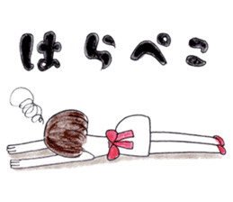 A girl is a girl. sticker #6586133