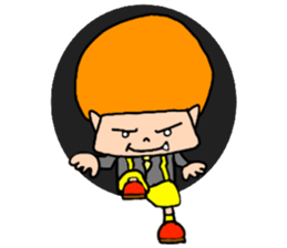 The devil of the child sticker #6586509