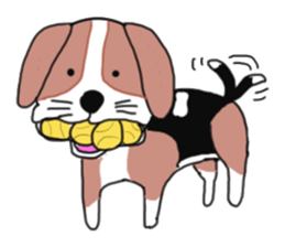 I beagle dogs sticker #6586824