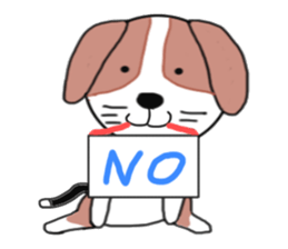 I beagle dogs sticker #6586833