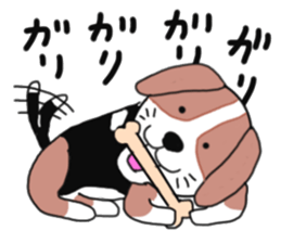 I beagle dogs sticker #6586836