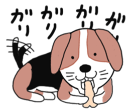 I beagle dogs sticker #6586837