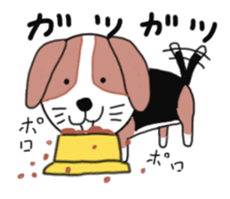 I beagle dogs sticker #6586840
