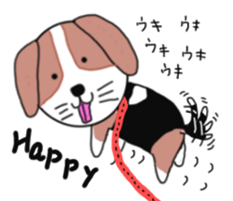 I beagle dogs sticker #6586844